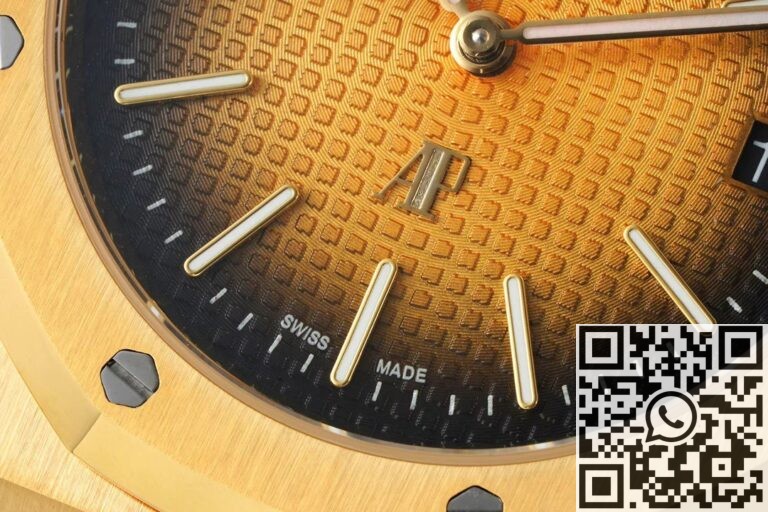 IP Factory Replica AP Royal Oak 16202BA.OO.1240BA.02 Smoked Gold Watch