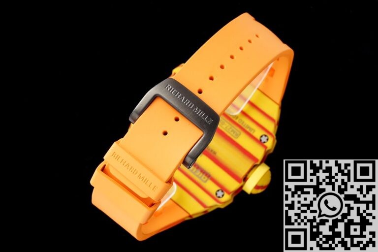 RM Factory Replica Richard Mille RM27-03 Tourbillon Orange Rubber Strap Watch