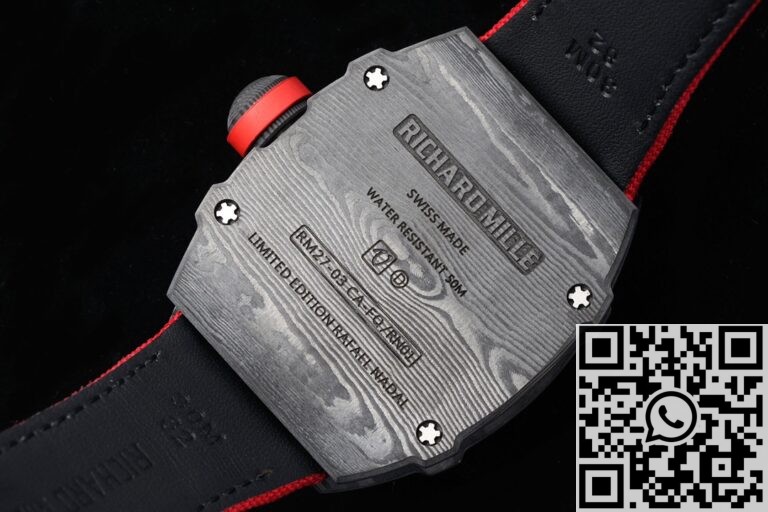 RM Factory Fake Richard Mille RM27-03 Tourbillon Red Nylon Strap Watch