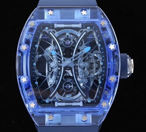 RM Factory Fake Richard Mille RM53-02 Blue Strap Watches