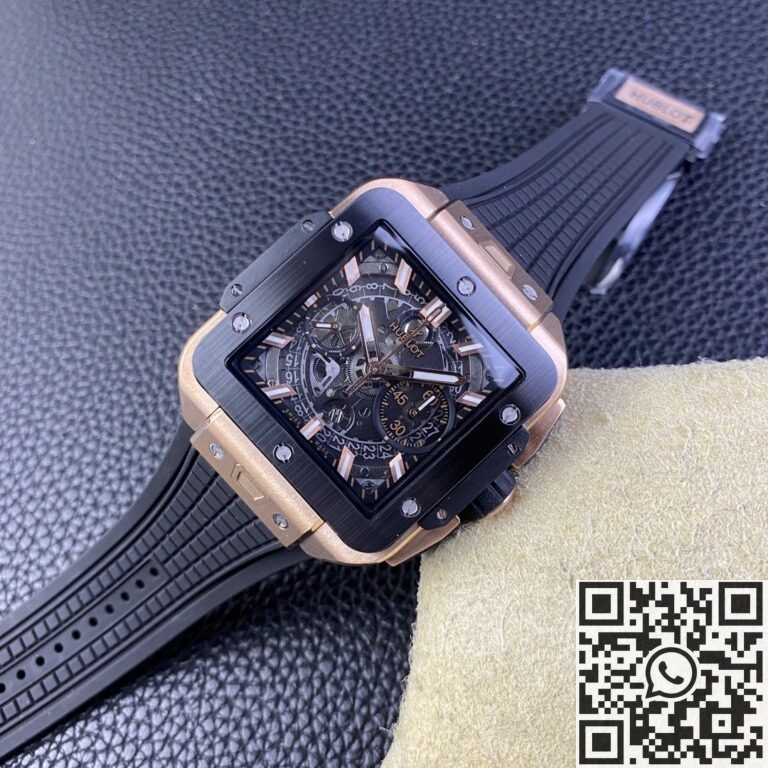 BBF Factory Replica Hublot Square Bang Unico 821.OM.0180.RX Gold Case