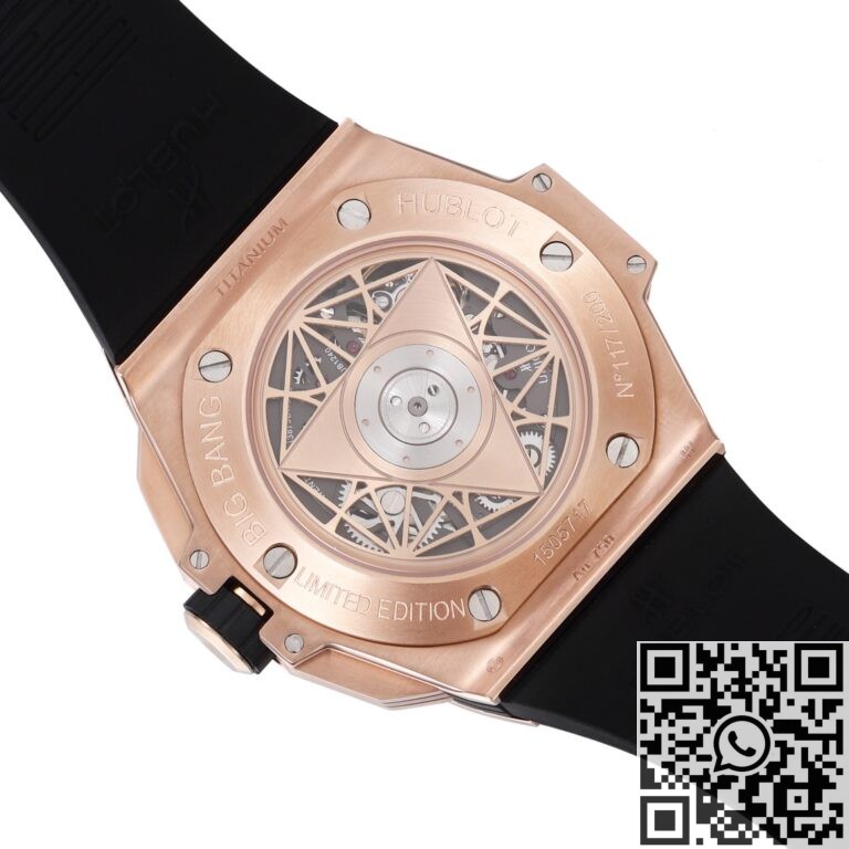 BBF Factory Replica Hublot Big Bang Sang Bleu II 418.OX.5108.RX.MXM20 18K King Gold Blue Dial