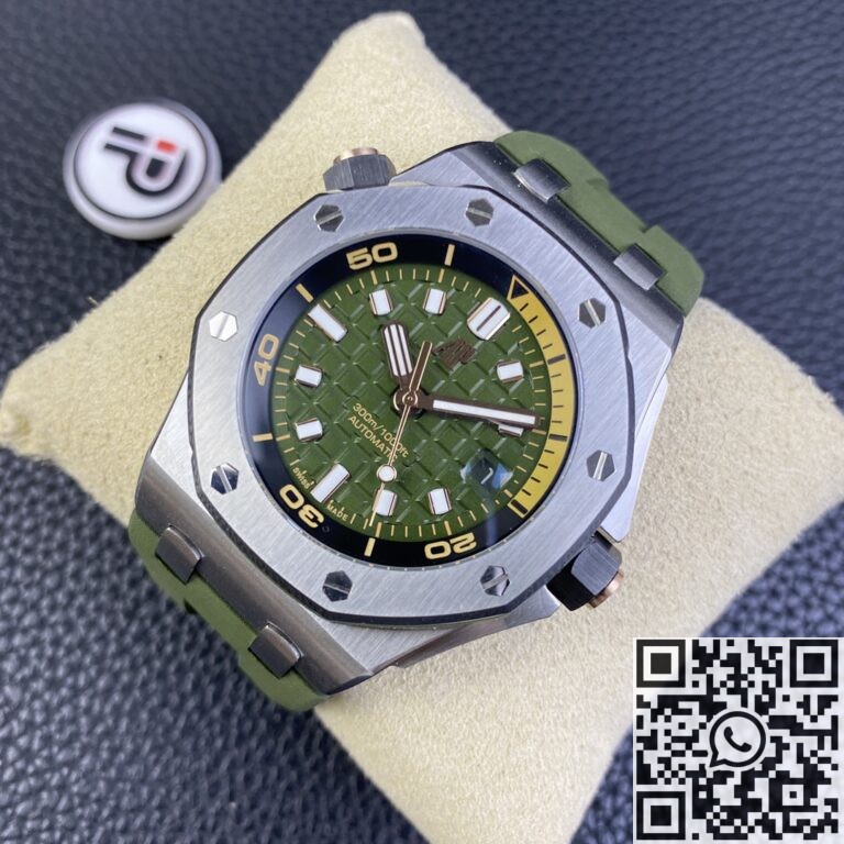 IP Factory Replica AP Royal Oak Offshore 15720ST.OO.A052CA.01 Army Green Dial