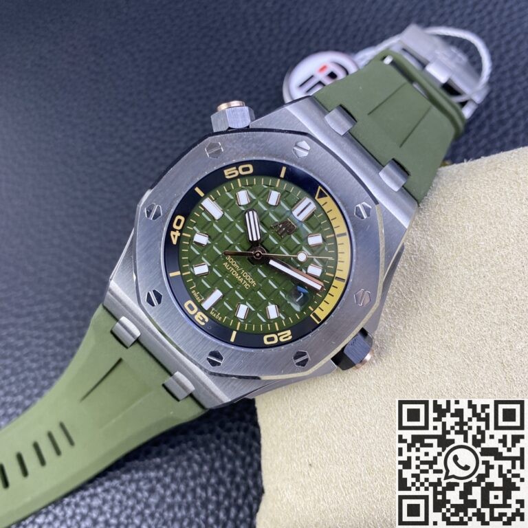 IP Factory Replica AP Royal Oak Offshore 15720ST.OO.A052CA.01 Army Green Dial