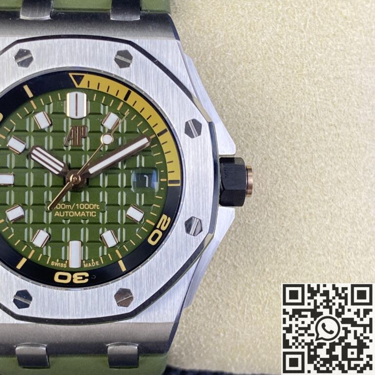 IP Factory Replica AP Royal Oak Offshore 15720ST.OO.A052CA.01 Army Green Dial