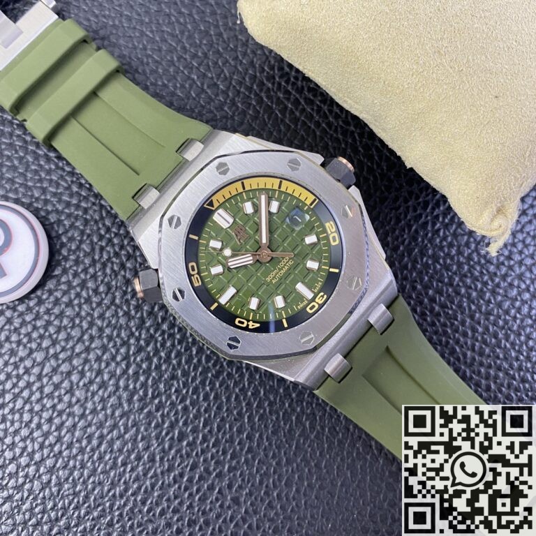 IP Factory Replica AP Royal Oak Offshore 15720ST.OO.A052CA.01 Army Green Dial