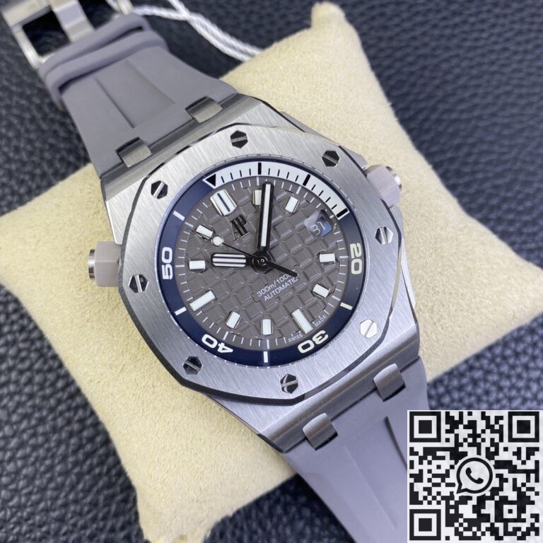 IP Factory Fake Audemars Piguet Royal Oak Offshore 15720ST.OO.A009CA.01 Grey Dial