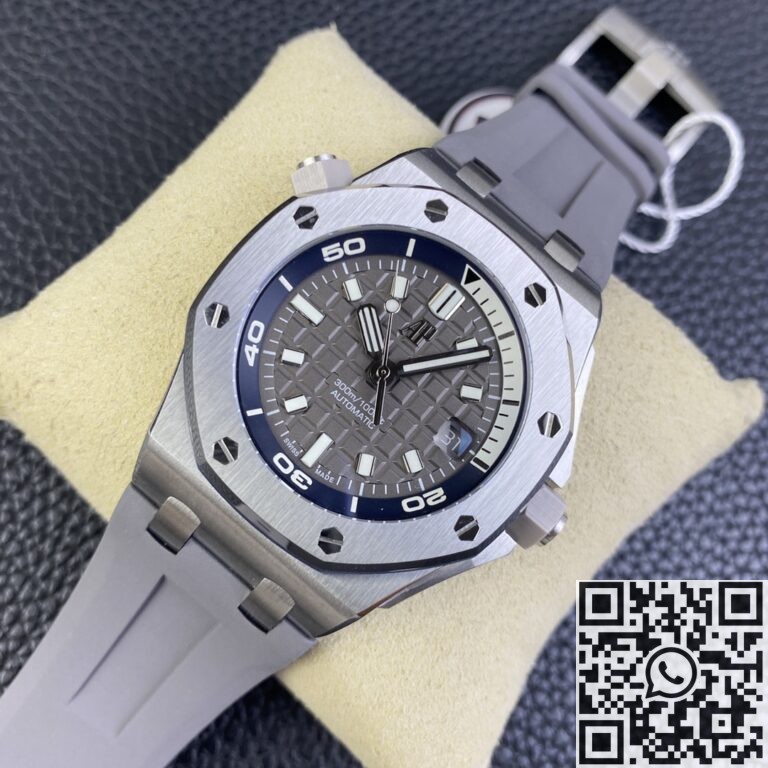 IP Factory Fake Audemars Piguet Royal Oak Offshore 15720ST.OO.A009CA.01 Grey Dial