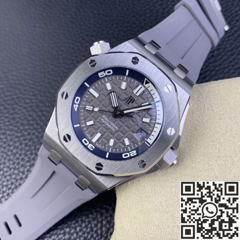 IP Factory Fake Audemars Piguet Royal Oak Offshore 15720ST.OO.A009CA.01 Grey Dial