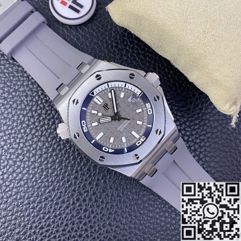 IP Factory Fake Audemars Piguet Royal Oak Offshore 15720ST.OO.A009CA.01 Grey Dial