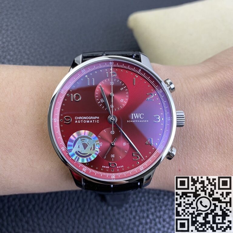 AZ Factory Replica IWC Portugieser IW371616 Red Panda Plate Watches