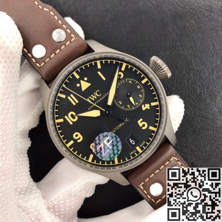 ZF Factory Replica IWC Pilot IW501004 Titanium Case Size 46mm