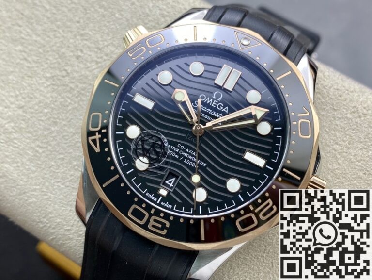 VS. Factory Fake Omega Seamaster Diver 300M 210.22.42.20.01.002 Rose Gold Watch