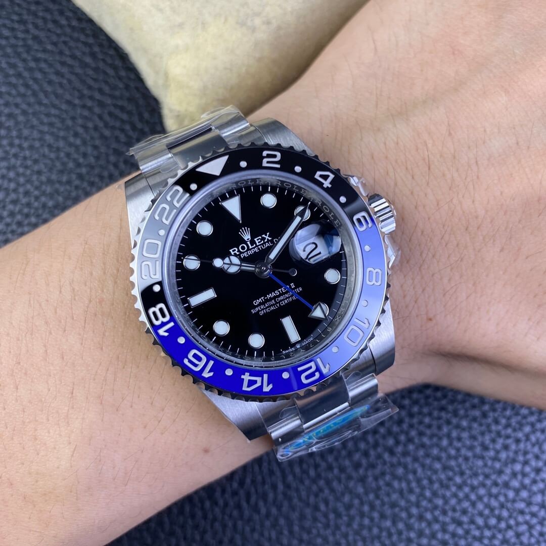 Clean Factory Rolex GMT Master II M126710BLNR-0003 Batman Video