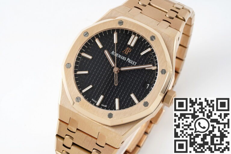 APS Factory Fake AP Royal Oak 15500OR.OO.1220OR.01 Rose Gold Watch