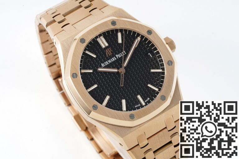 APS Factory Fake AP Royal Oak 15500OR.OO.1220OR.01 Rose Gold Watch