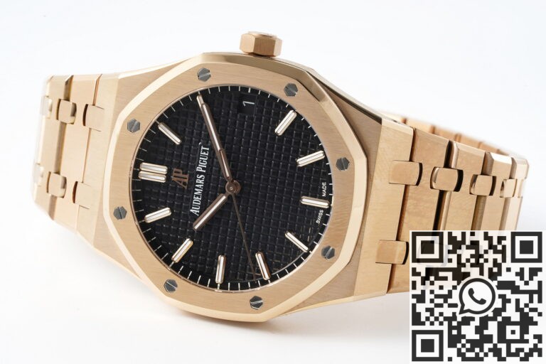 APS Factory Fake AP Royal Oak 15500OR.OO.1220OR.01 Rose Gold Watch