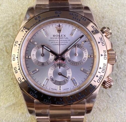 Clean Factory Rolex Cosmograph Daytona M116505-0017 Rose Gold Dial