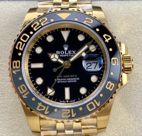 ARF Factory Rolex GMT Master II M126718GRNR-0001 Gold Watch