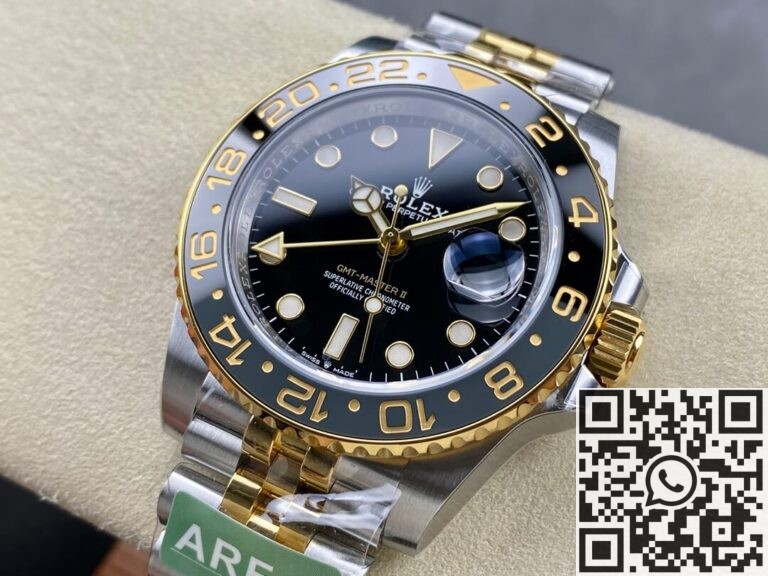 ARF Factory Upgraded Rolex GMT Master II M126713GRNR-0001 Gold Replica Watch