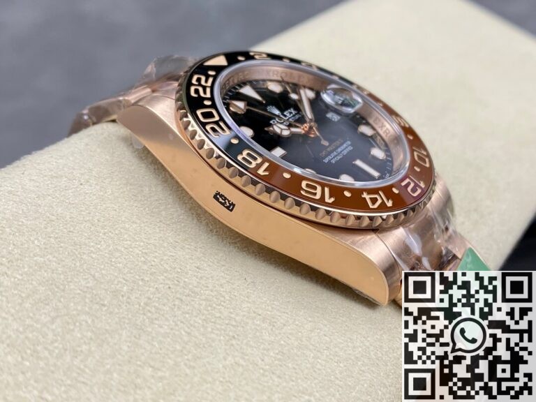 ARF Factory Rolex GMT Master II M126715CHNR-0001 Rose Gold Watch Replica