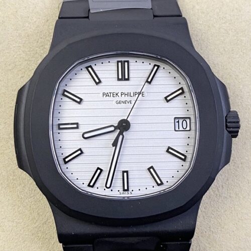 Custom Patek Philippe Fake PPF Factory Nautilus White Dial