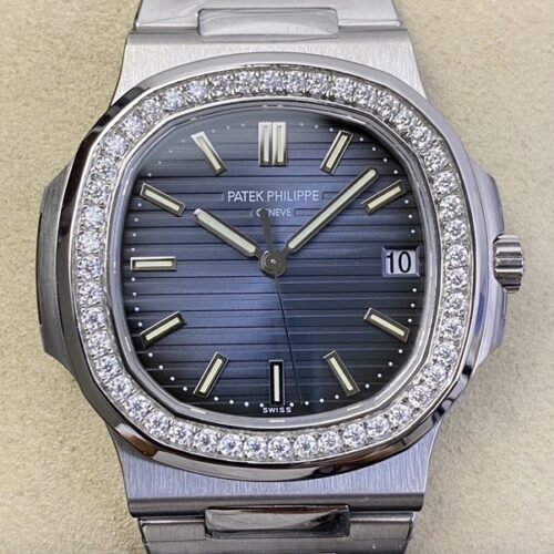 Copy Patek Philippe Nautilus PPF Factory5711 Diamond Bezel