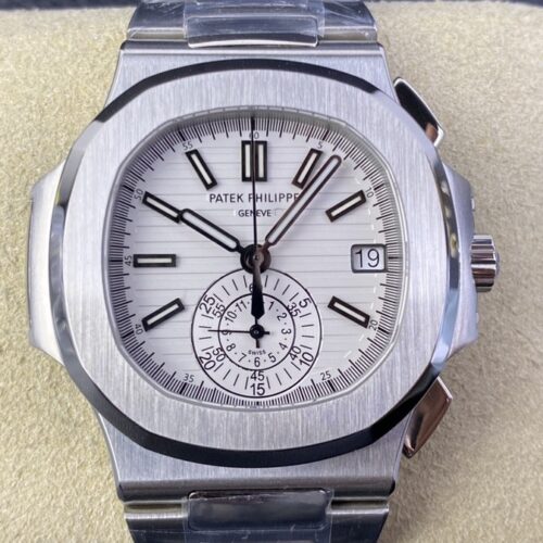 Patek Philippe Watches Replica PPF Factory Nautilus White Dial