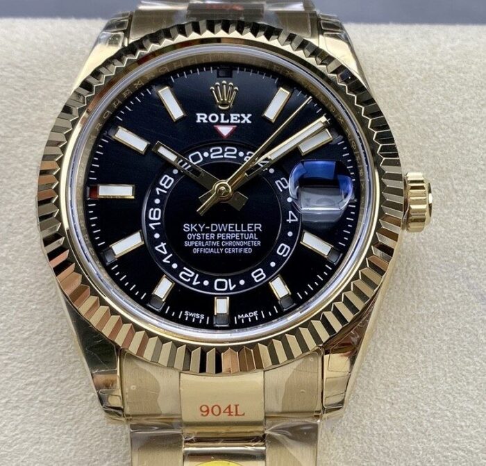 Noob Factory Rolex Sky Dweller M326938-0004 Black Dial