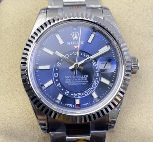 Noob Factory Rolex Sky Dweller M326934-0003 Blue Dial