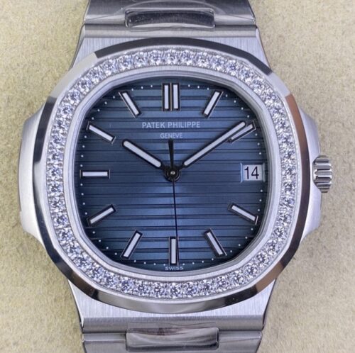 Patek Philippe Fake 3K Factory Nautilus 5711 Blue Diamond Dial