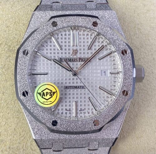 Replica AP Royal Oak - APS Factory Frosted 15410