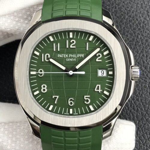 3K Patek Philippe Aquanaut 5168G-010 Green Dial