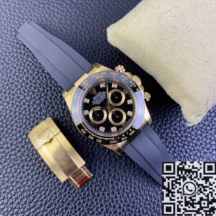 Clean Factory 1:1 Rolex Cosmograph Daytona M116518LN-0078 Rubber Strap