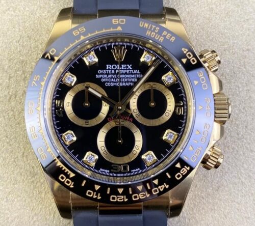 Clean Factory 1:1 Rolex Cosmograph Daytona M116518LN-0078 Rubber Strap