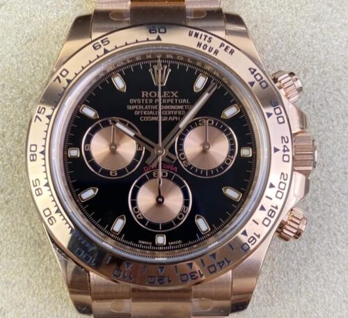 Clean Factory Good Fake Rolexes Cosmograph Daytona M116505-0008 Rose Gold