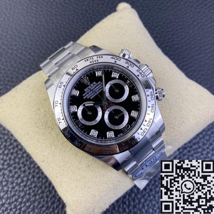 Clean Factory Top Rolex Cosmograph Daytona M116509-0055 Black Panda Dial Watch