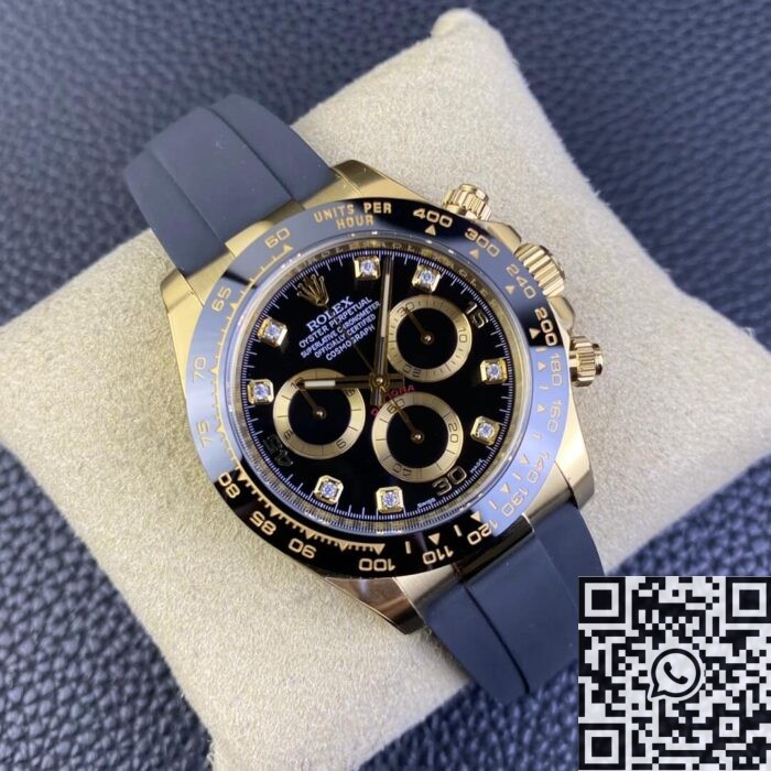 Clean Factory 1:1 Rolex Cosmograph Daytona M116518LN-0078 Rubber Strap