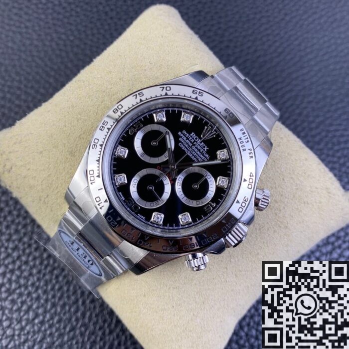 Clean Factory Top Rolex Cosmograph Daytona M116509-0055 Black Panda Dial Watch