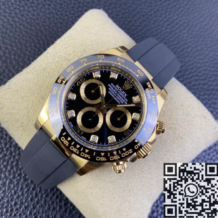 Clean Factory 1:1 Rolex Cosmograph Daytona M116518LN-0078 Rubber Strap