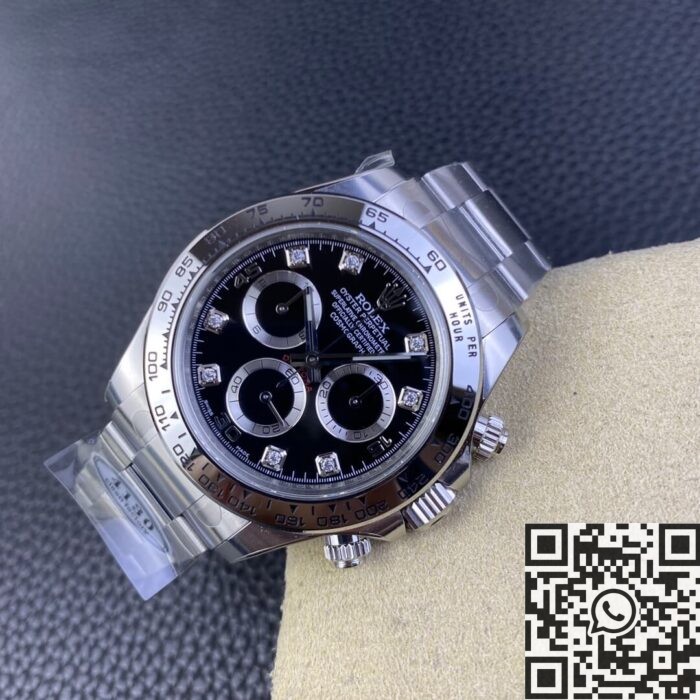 Clean Factory Top Rolex Cosmograph Daytona M116509-0055 Black Panda Dial Watch