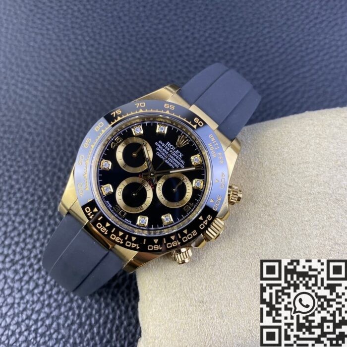 Clean Factory 1:1 Rolex Cosmograph Daytona M116518LN-0078 Rubber Strap