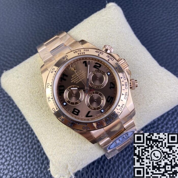 Clean Factory Rolex Daytona Copy Cosmograph  M116505-0011 Rose Gold Watch