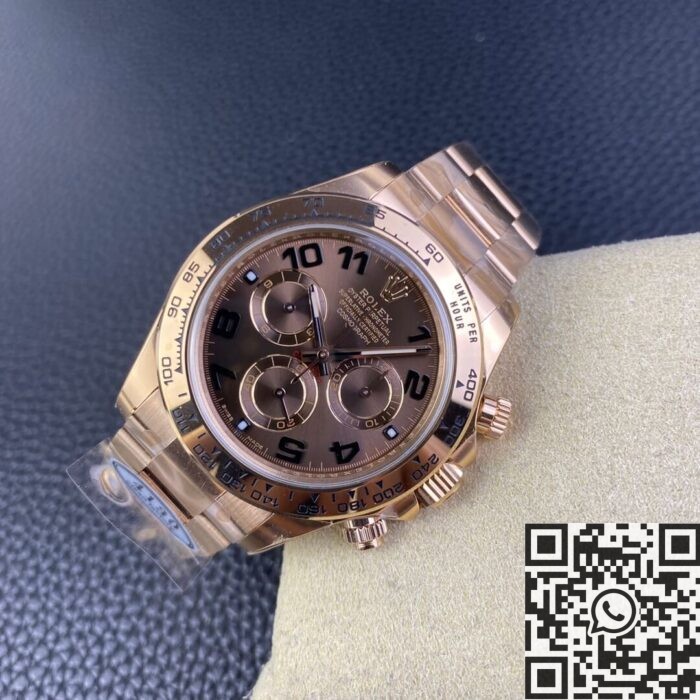 Clean Factory Rolex Daytona Copy Cosmograph  M116505-0011 Rose Gold Watch