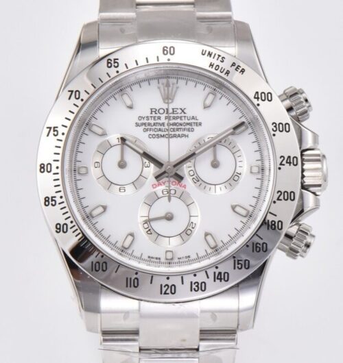 Clean Factory Rolex Cosmograph Daytona 116520-78590 White Dial Watch