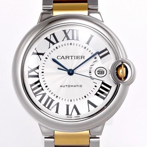 AF Cartier Replica Ballon Bleu De W2BB0031 Silver Dial