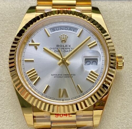 Rolex Day Date silver ARF Factory M228238-0002 Size 40