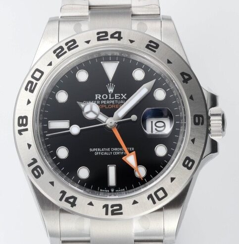 Clean Factory 226570 New Replica Rolex Explorer2 Black Dial with 3285 Movement