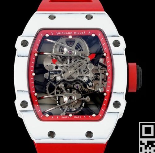 Richard Mille Red Strap RM Factory RM27-02 Tourbillon