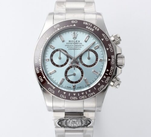 Clean Factory Replicas Rolex Cosmograph Daytona M126506-0002 Ice Blue Diamond Scale: A Masterpiece of Precision and Elegance